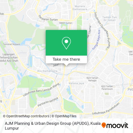 AJM Planning & Urban Design Group (APUDG) map
