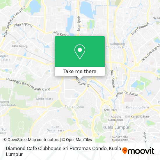 Diamond Cafe Clubhouse Sri Putramas Condo map