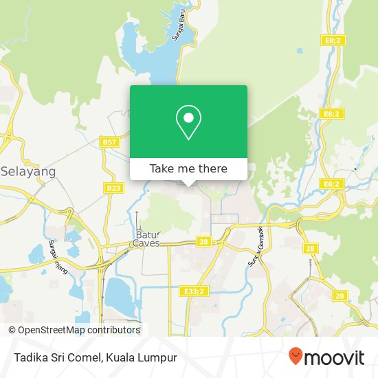 Tadika Sri Comel map