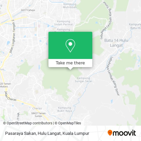 Pasaraya Sakan, Hulu Langat map