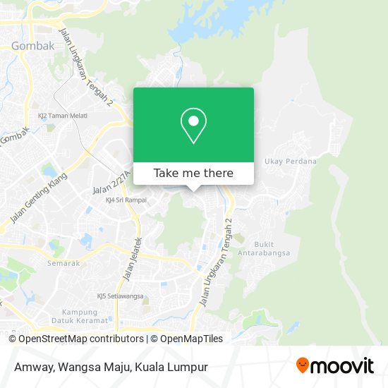 Amway, Wangsa Maju map