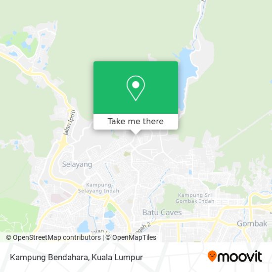 Kampung Bendahara map