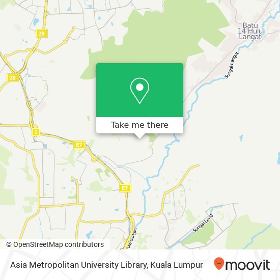 Asia Metropolitan University Library map