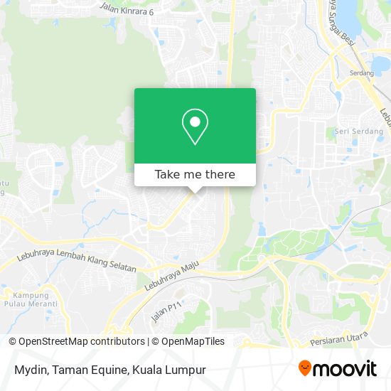 Mydin, Taman Equine map