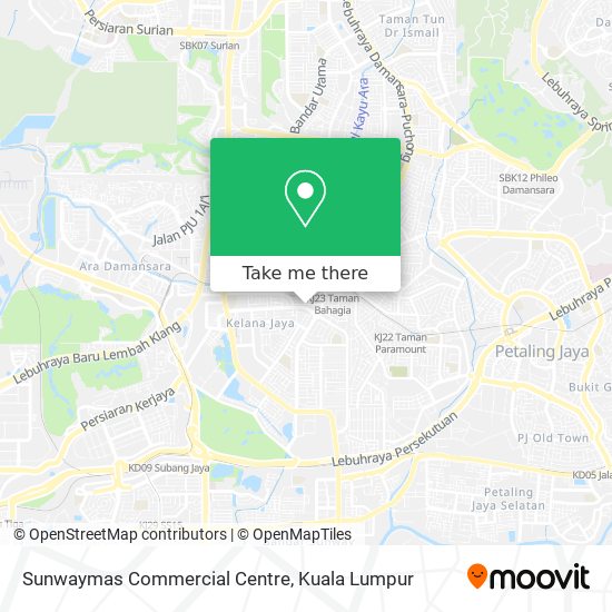 Sunwaymas Commercial Centre map