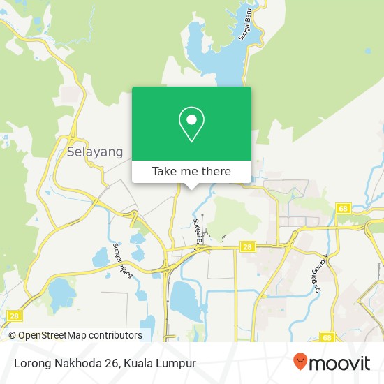 Lorong Nakhoda 26 map
