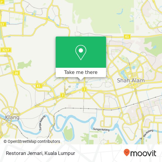 Restoran Jemari map