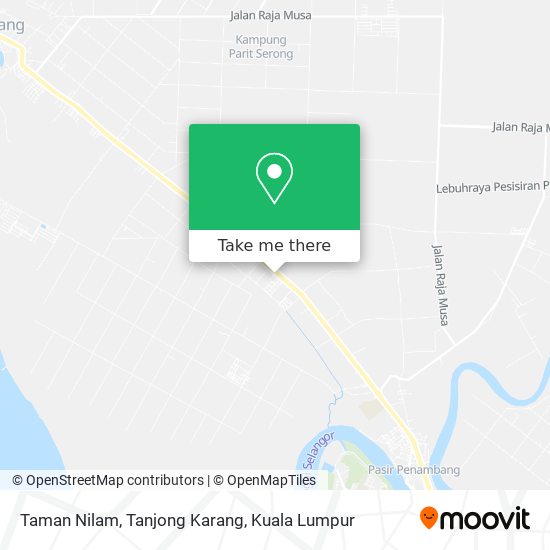 Peta Taman Nilam, Tanjong Karang