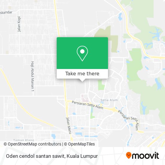 Oden cendol santan sawit map