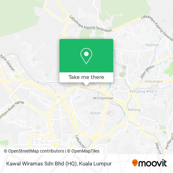 Peta Kawal Wiramas Sdn Bhd (HQ)