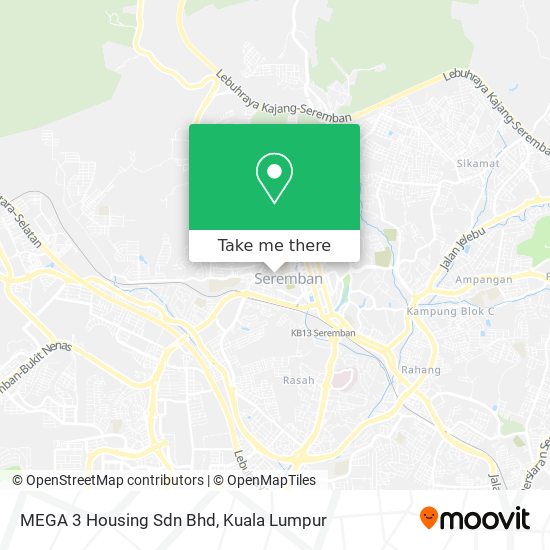 How To Get To Mega 3 Housing Sdn Bhd In Seremban By Bus Or Train