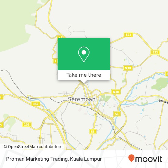 Proman Marketing Trading map