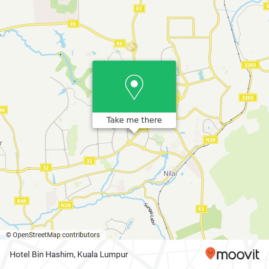 Hotel Bin Hashim map