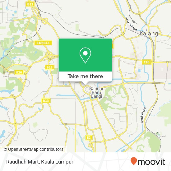 Raudhah Mart map