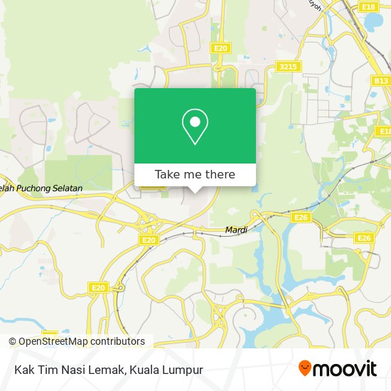 Kak Tim Nasi Lemak map