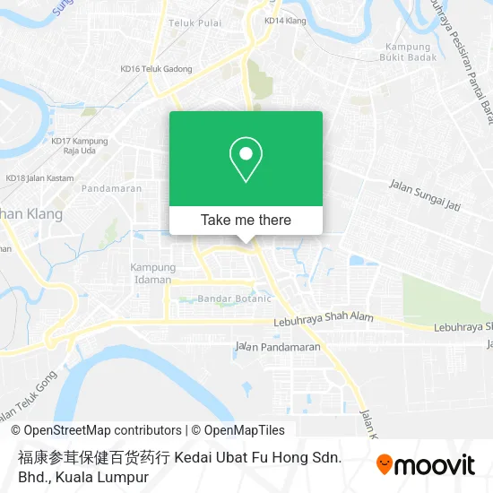 福康参茸保健百货药行 Kedai Ubat Fu Hong Sdn. Bhd. map