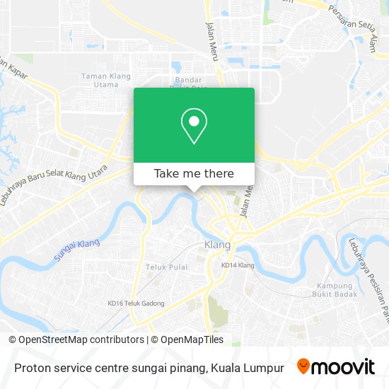 Peta Proton service centre sungai pinang