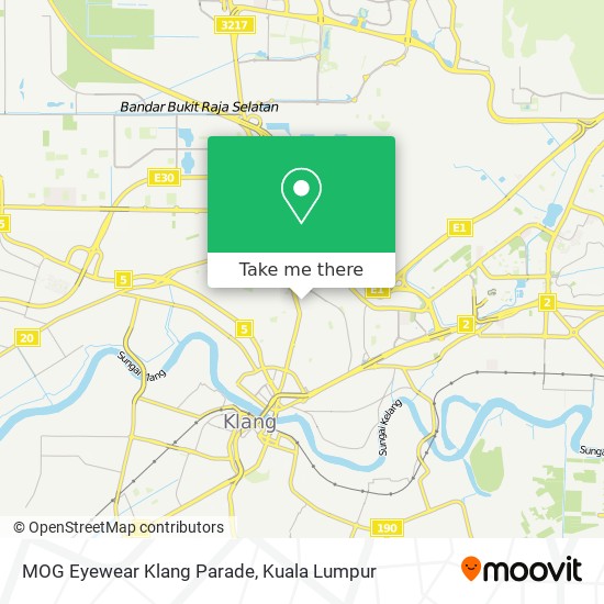 Peta MOG Eyewear Klang Parade