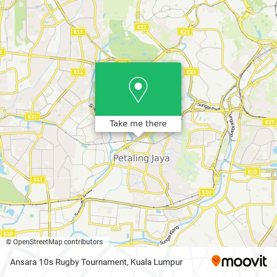 Ansara 10s Rugby Tournament map