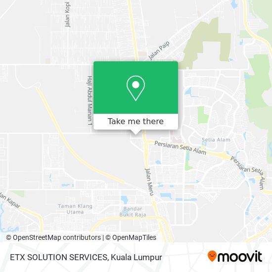 ETX SOLUTION SERVICES map