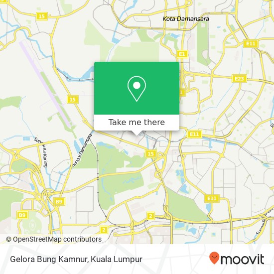 Gelora Bung Kamnur map