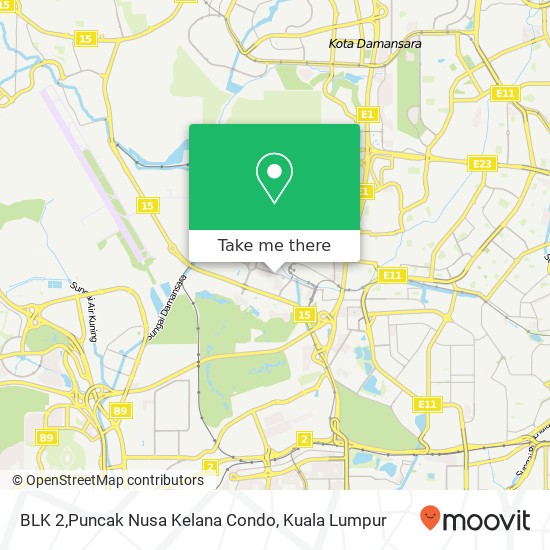 BLK 2,Puncak Nusa Kelana Condo map