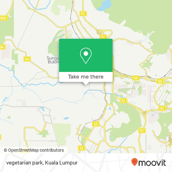 vegetarian park map