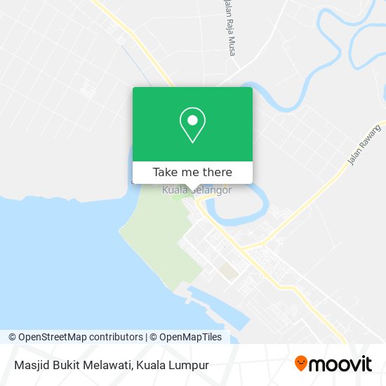 Peta Masjid Bukit Melawati