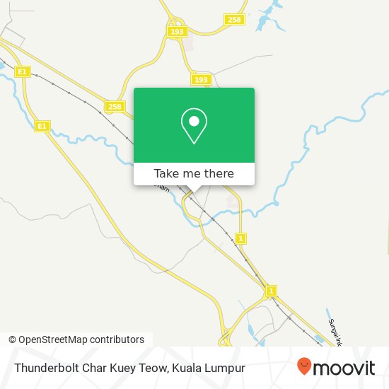 Thunderbolt Char Kuey Teow map