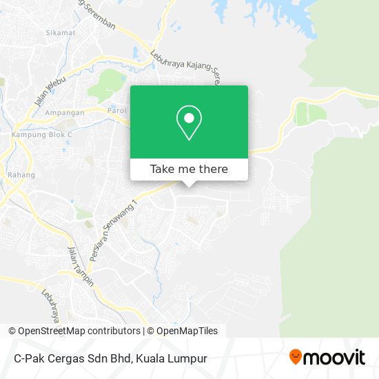 Peta C-Pak Cergas Sdn Bhd