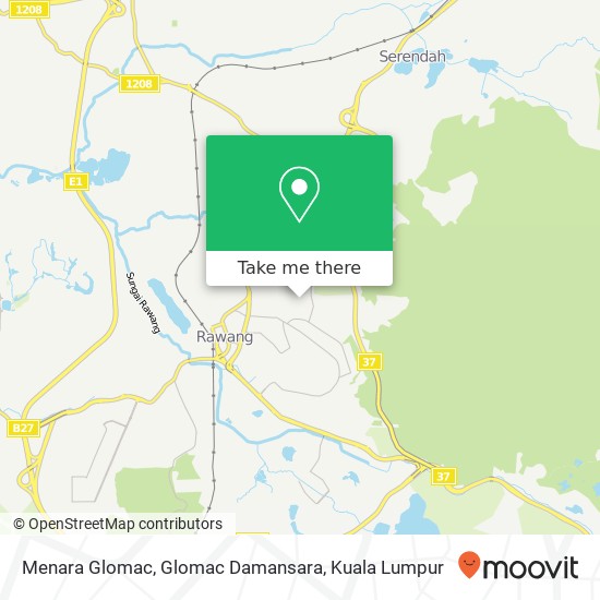 Peta Menara Glomac, Glomac Damansara