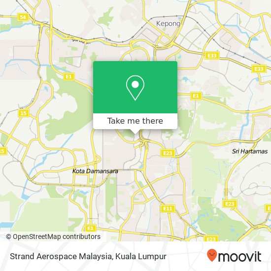 Strand Aerospace Malaysia map