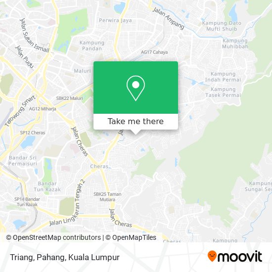 Peta Triang, Pahang