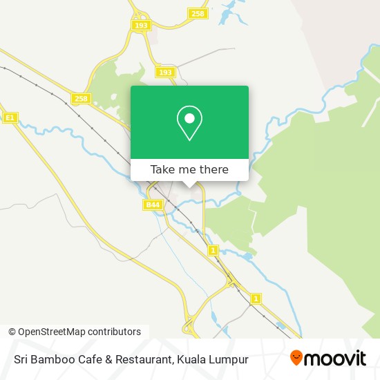Sri Bamboo Cafe & Restaurant map
