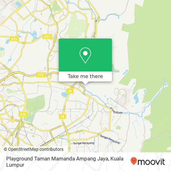 Peta Playground Taman Mamanda Ampang Jaya