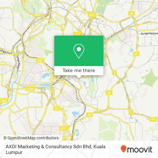 AXDI Marketing & Consultancy Sdn Bhd map