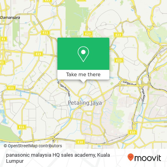 panasonic malaysia HQ sales academy map