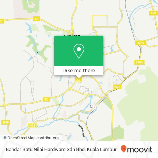 Bandar Batu Nilai Hardware Sdn Bhd map