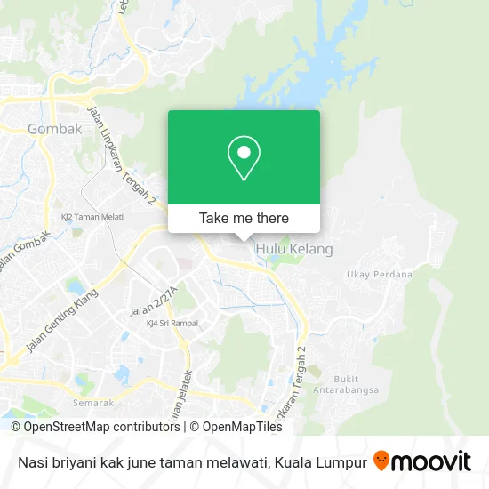 Nasi briyani kak june taman melawati map