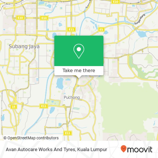 Avan Autocare Works And Tyres map