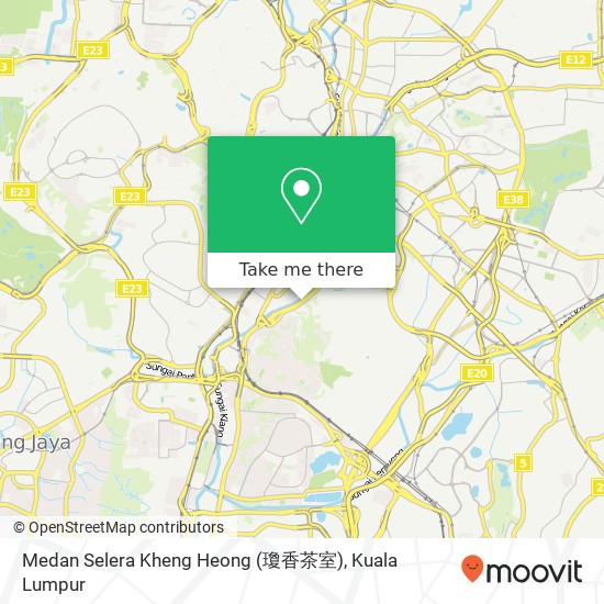 Medan Selera Kheng Heong (瓊香茶室) map