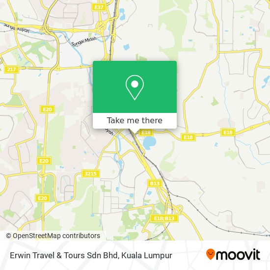 Erwin Travel & Tours Sdn Bhd map