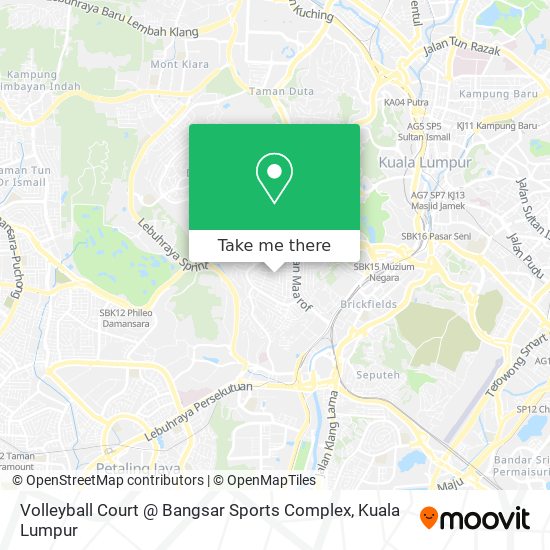 Volleyball Court @ Bangsar Sports Complex map