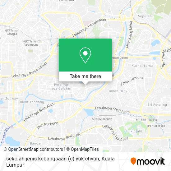 sekolah jenis kebangsaan (c) yuk chyun map