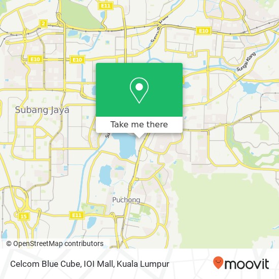 Celcom Blue Cube, IOI Mall map