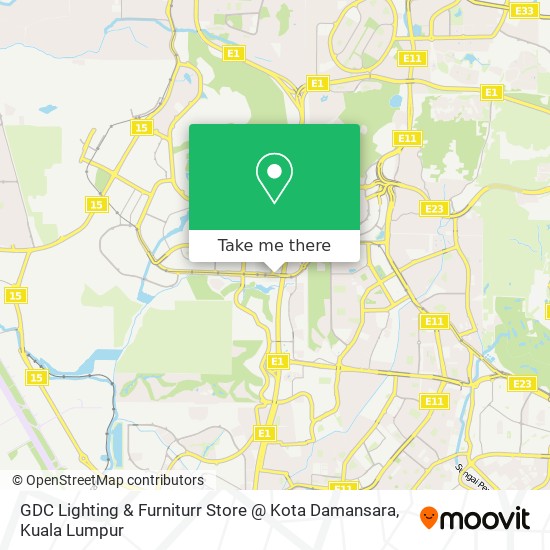 GDC Lighting & Furniturr Store @ Kota Damansara map