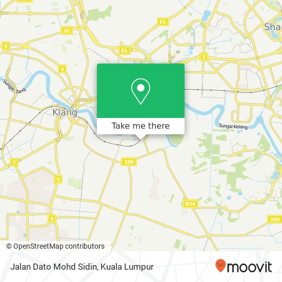 Jalan Dato Mohd Sidin map