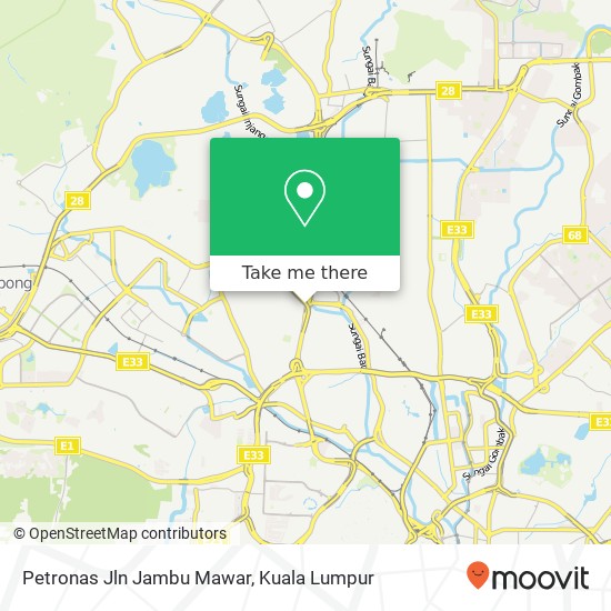 Petronas Jln Jambu Mawar map