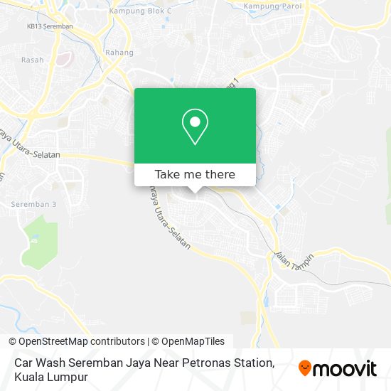 Car Wash Seremban Jaya Near Petronas Station map