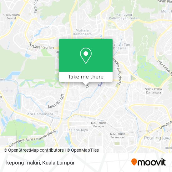 kepong maluri map